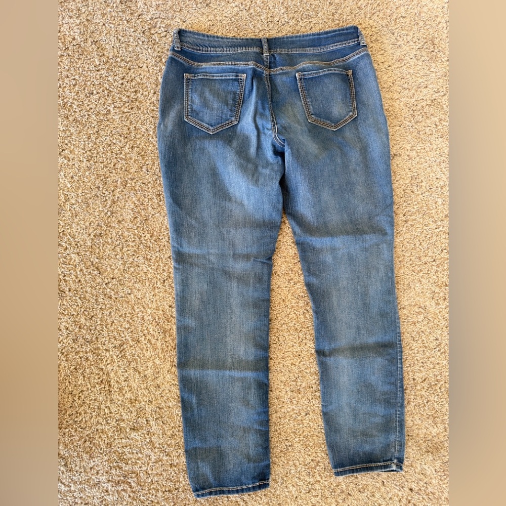 Maurices Dark Blue Skinny Jeans
